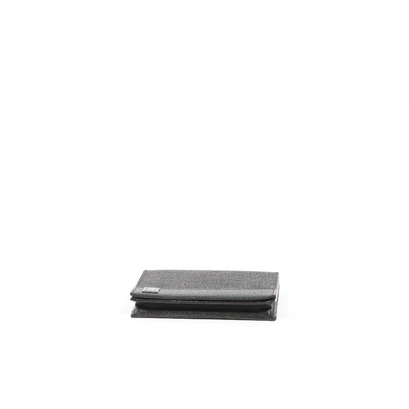 Dunhill Black Leather Textured Card Wallet Bifold – New with Box - Picture 7 of 9